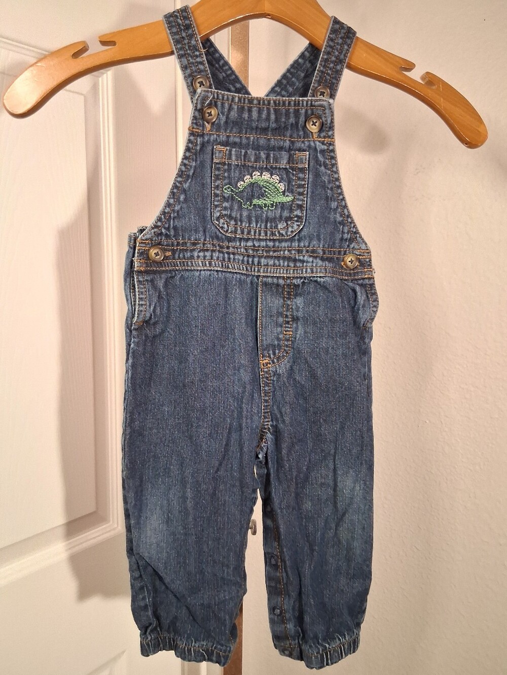 Carters 12 Months Dinosaur Overalls